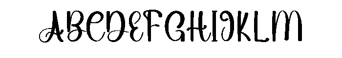 Daily Script Font UPPERCASE