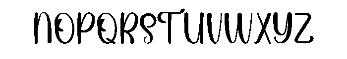 Daily Script Font UPPERCASE