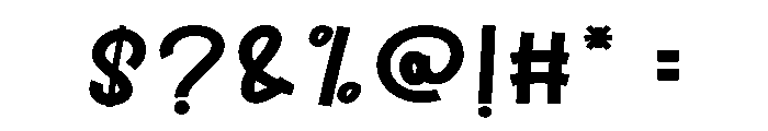 Daily Sweet Font OTHER CHARS