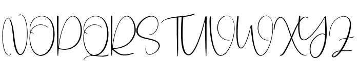 Daily Font UPPERCASE