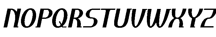 DaimorPersonalUse-ExtBdSlant Font UPPERCASE