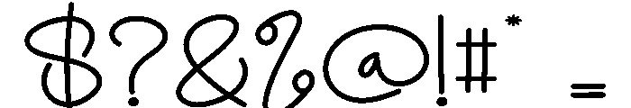Dairy Font OTHER CHARS