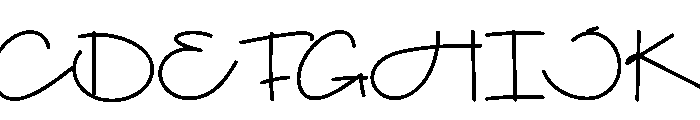 Dairy Font UPPERCASE
