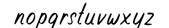 Daisy Chain Regular Font LOWERCASE