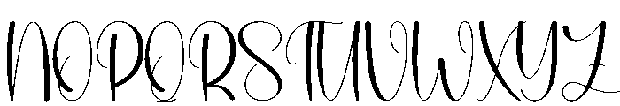 Daisy Flower Font UPPERCASE