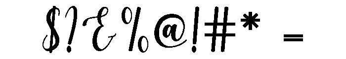 Daisy3 Font OTHER CHARS