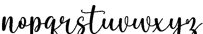 Daisy4 Font LOWERCASE