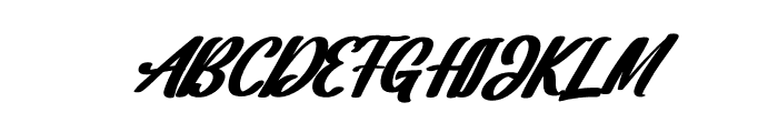 Dakota Artha Italic Font UPPERCASE