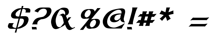 Dalelands Uncial Italic Font OTHER CHARS