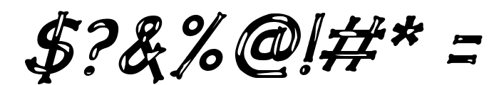 Dalmata Dream Bold Italic Font OTHER CHARS