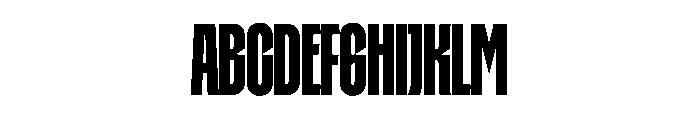 Daltown Demo Font UPPERCASE