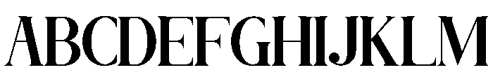 Damona Regular Font UPPERCASE