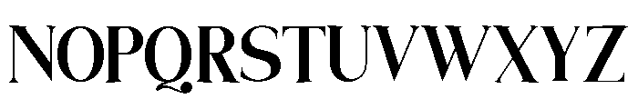 Damona Regular Font UPPERCASE