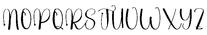 Dandelion3 Font UPPERCASE