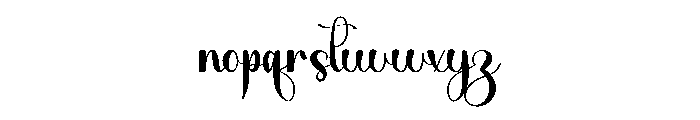 Dandelion3 Font LOWERCASE