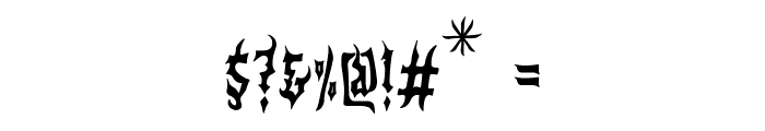 Danger Squad Font OTHER CHARS
