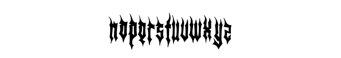 Danger Squad Font LOWERCASE