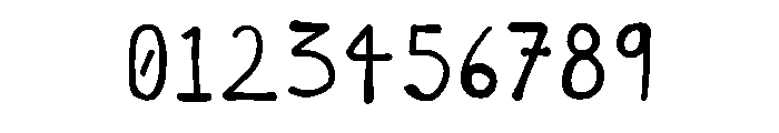 Danhand Regular Font OTHER CHARS