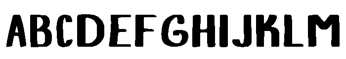 Daniels Hand Regular Font UPPERCASE