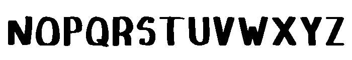 Daniels Hand Regular Font UPPERCASE