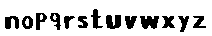 Daniels Hand Regular Font LOWERCASE