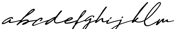 Daniels Signature Font LOWERCASE