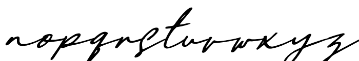 Daniels Signature Font LOWERCASE