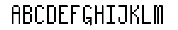 Dansk Font UPPERCASE