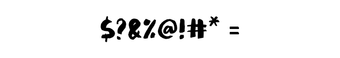 Danska Regular Font OTHER CHARS