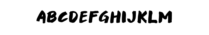 Danska Regular Font UPPERCASE