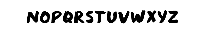 Danska Regular Font UPPERCASE