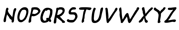 Darbog Bold Italic Font LOWERCASE