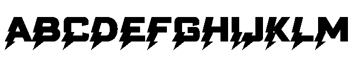 Dark Adam Regular Font UPPERCASE