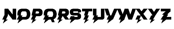 Dark Adam Regular Font UPPERCASE