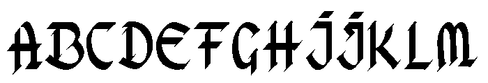 Dark Combo Font UPPERCASE