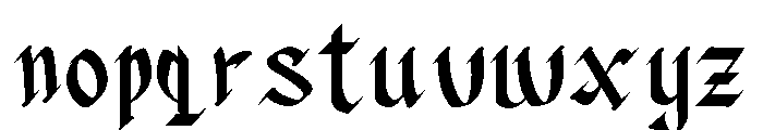 Dark Combo Font LOWERCASE