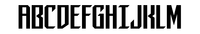 Dark Dominion Expanded Font UPPERCASE