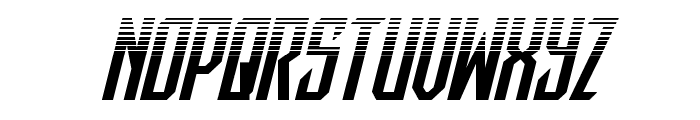 Dark Dominion Halftone Italic Font LOWERCASE