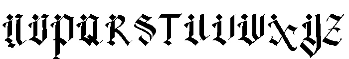 Dark Enemy Font UPPERCASE