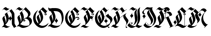 Dark Gospel Font UPPERCASE