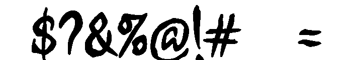 Dark Hell Font OTHER CHARS