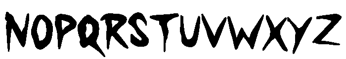 Dark Hell Font UPPERCASE
