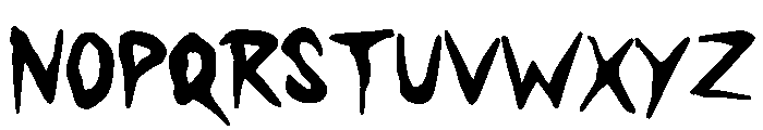 Dark Hell Font LOWERCASE