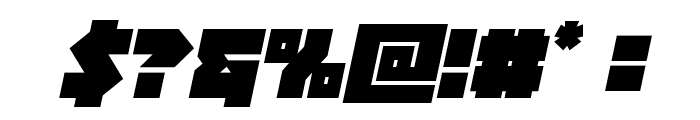 Dark Hornet Semi-Italic Font OTHER CHARS