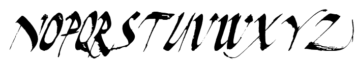Dark Horse Italic Font LOWERCASE