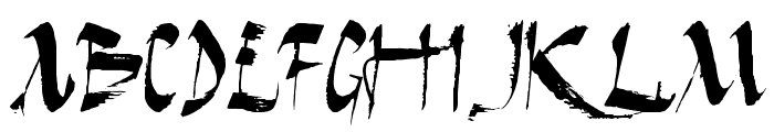 Dark Horse Font LOWERCASE