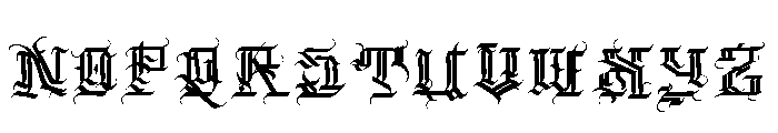Dark Jewel Font UPPERCASE