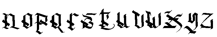 Dark Jewel Font LOWERCASE
