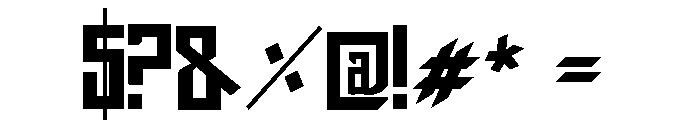 Dark Magic1 Font OTHER CHARS