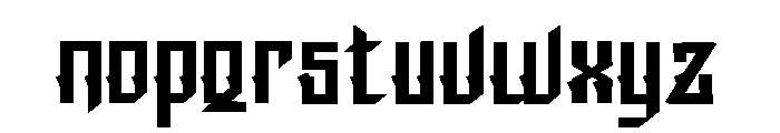 Dark Magic1 Font LOWERCASE